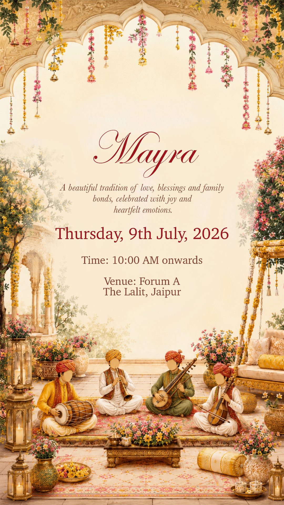 Mayra invitation artwork
